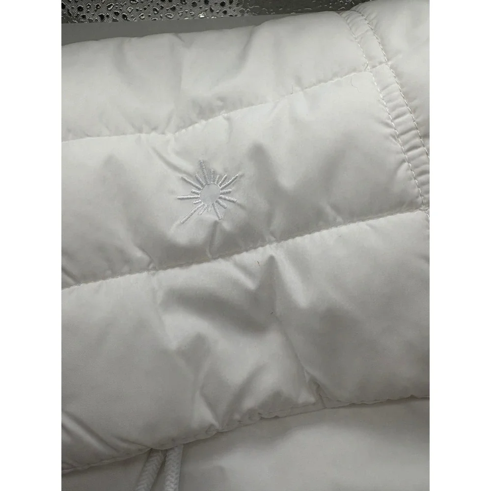 OFFLINE By Aerie Puff Love Backpack White Quilted Puffer School Gym Travel Bag